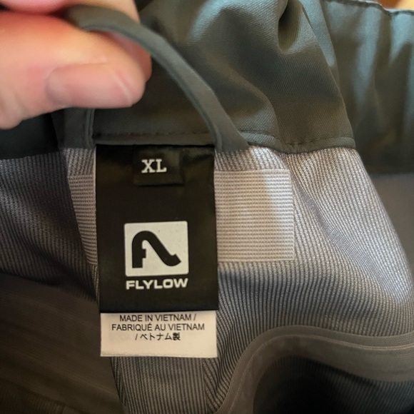 Men's Flylow Chemical Green Ski Pants - Picture 4 of 4